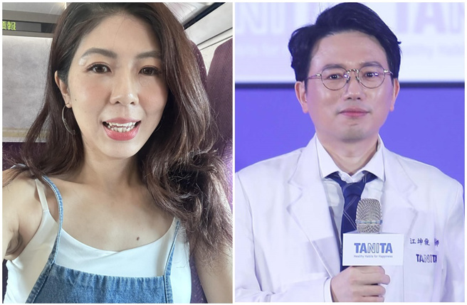 李怡貞指出江坤俊被網友踢爆「小三愛擺正宮姿態」。（圖／李怡貞臉書、中時資料照）