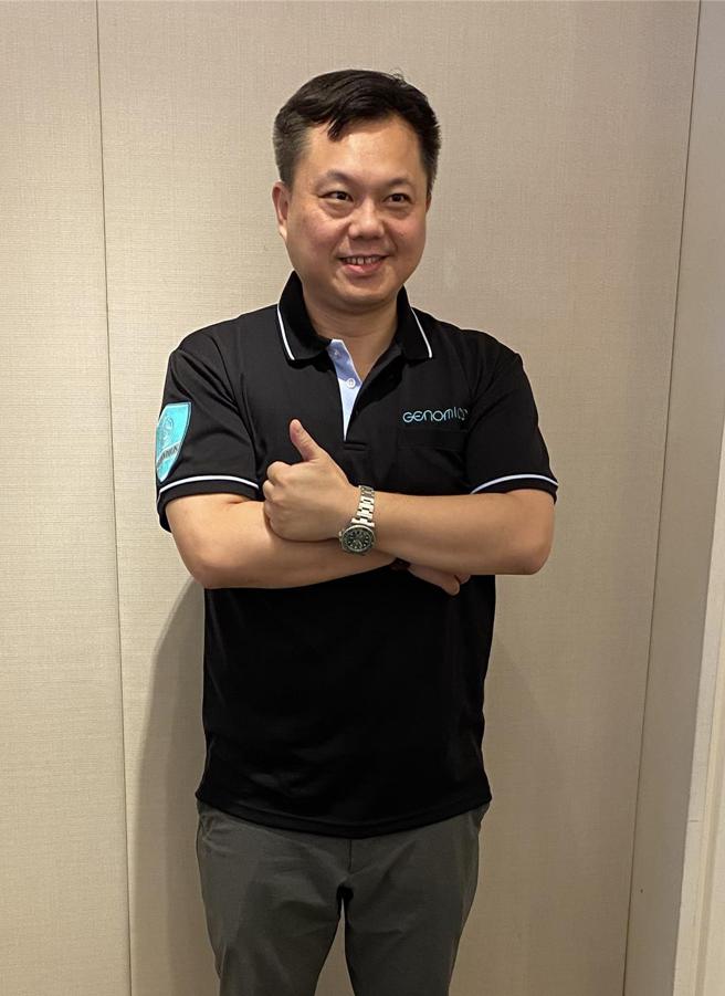 基米總經理江俊奇：訂單能見度高 ，下半年營運優於上半年，全年營收2位數成長。圖／彭暄貽