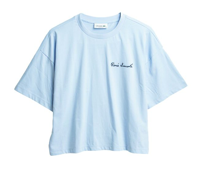 Global Mall新北中和店推「LACOSTE圆领短袖T恤」，原价2880元、优惠价2592元。（Global Mall提供）