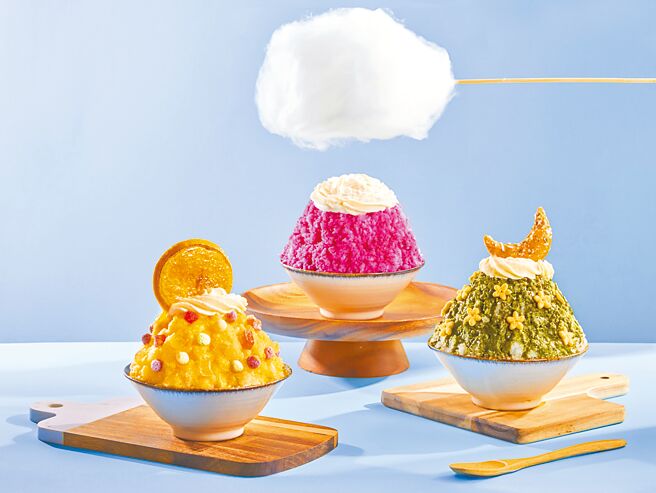 夏天的美食绝对少不了刨冰。位于北市四四南村的「好丘Good Cho's」，去年备受好评的山系刨冰全面升级进化，全新2.0强势登场，「好丘」将台湾阿里山等山岳美景变成创意冰品（见图），吸睛外型与梦幻云朵棉花糖，不仅清凉解暑，刨冰色彩缤纷且堆成小山的浮夸感，好吃又好拍，预计将掀起一波IG洗版风潮。（好丘提供）