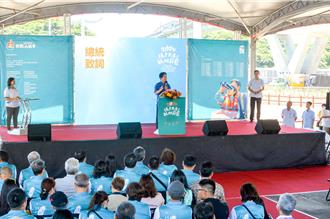 岳明國中小繞台一周揚帆啟航  賴清德鼓勵學生探索海洋