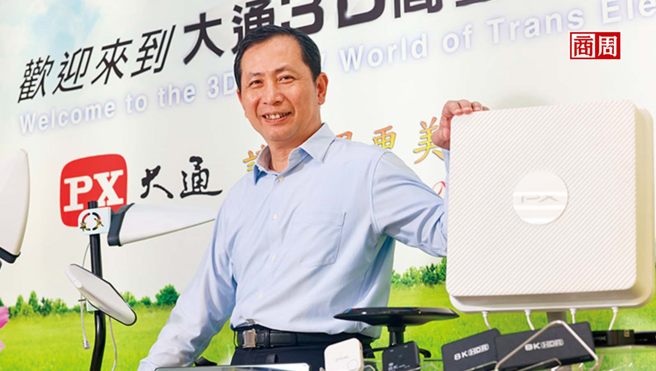 大通电子总经理暨执行长王英隆（摄影者．骆裕隆）。