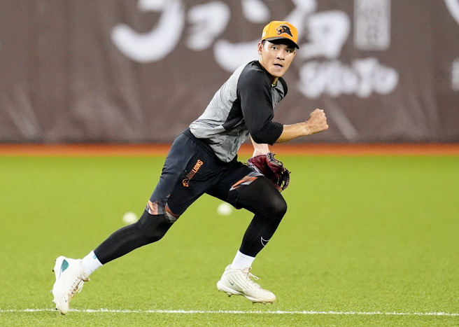 统一狮内野手陈圣平。（统一狮提供）