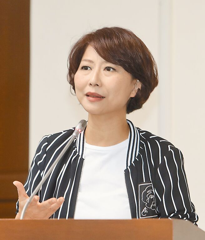 民进党立委陈亭妃。（本报资料照片）