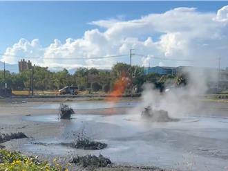 地熱狂舞！萬丹泥火山今年2度噴發 休耕期的意外訪客