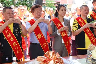 水里天聖宮虎爺誕辰遶境  許淑華開香主祭肯定公益行善