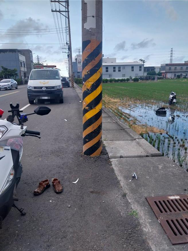 警消人員到場救援。（民眾提供／李京昇苗栗傳真）