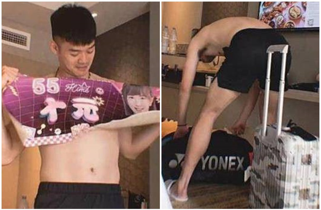 陈诗媛大方分享男友王齐麟赤裸上半身的影片。（图／10yuan.0424  IG）