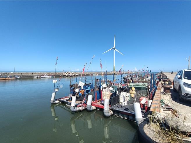 大甲松柏漁港生鱻市集魚貨都是「現撈仔」。（陳淑娥攝）