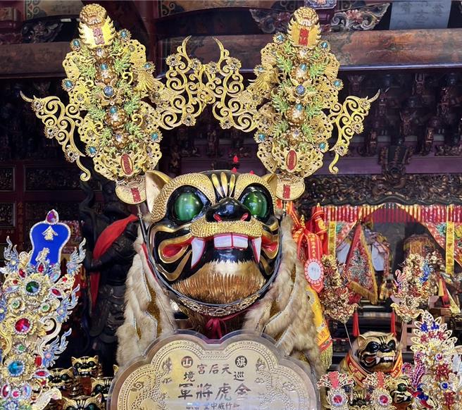 高雄旗山天后宮的金虎爺聲名遠播。（民眾提供／林瑞益高雄傳真）