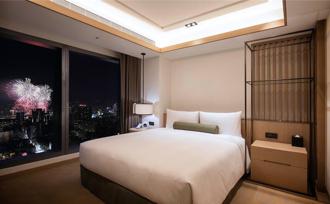 大稻埕情人節煙火秀 入住台北凱達輕鬆躺著看