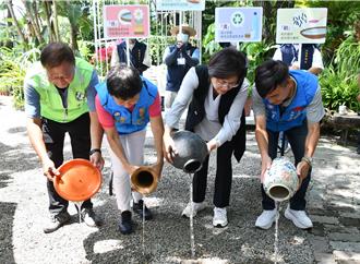 彰化宣導防治登革熱 「巡、倒、清、刷」清除孳生源