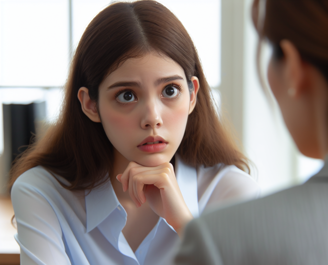 台北一名OL分享上班第一天被男老板开除的经歷。（AI生成）