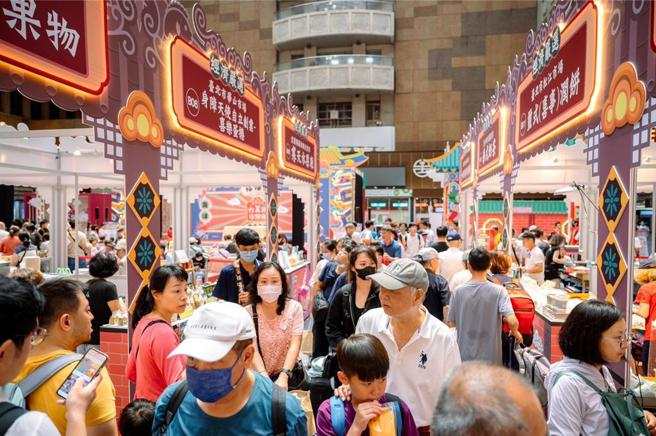 2024台湾市博会北区场以「福禄寿」为主题，两日共吸引了7.2万名民眾参与。图／经济部提供
