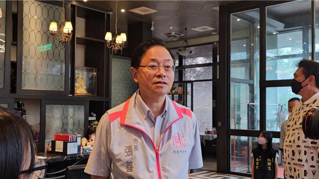市長張善政坦言鄭市府的補助額度比較寬鬆，「但並未逾越法定限額」，若檢調要查都會積極配合。(蔡依珍攝)