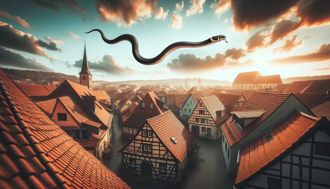 怪蛇在屋頂上「彈飛」 居民全看傻 專家揭罕見身份