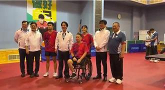賴清德赴國家訓練中心   1理由讚桌球選手程銘志：難怪打這麼好