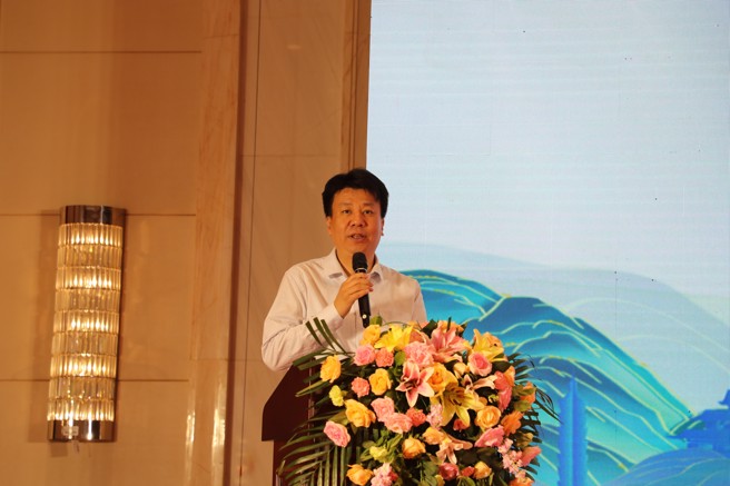 天津市台办主任靳凡表示，妈祖文化与津门民俗相互融合、相互滋养。（图∕金津摄）