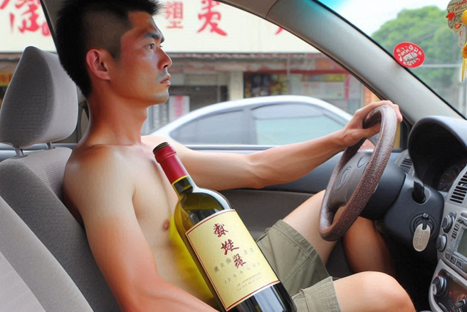 桃園1名劉姓男子酒後開車到超商購物，卻與陳姓男子發生糾紛，陳男騎車離開，劉男竟開車衝撞陳男。（示意圖、與本案無關／AI生成）