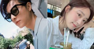 直擊／王子這次沒丟包！深夜幫席惟倫揹包...整車滑進她家社區