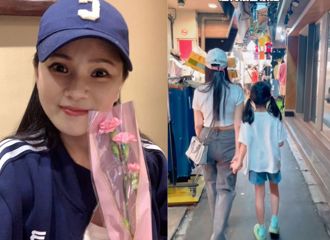 伊能静现身台北逛五分埔、嗑美食　意外泄女儿「小米粒」近况