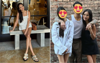 孙芸芸公开姐弟三人合照　被讚精灵家族全高顏值