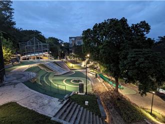 中正公園兒童遊戲場啟用   邱佩琳：一棒接一棒 基隆變更棒