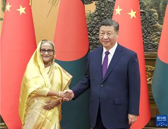 習近平會見孟加拉總理   中孟關係提升為全面戰略合作夥伴關係