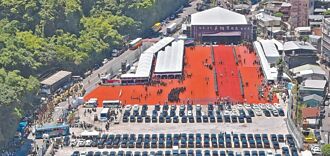 太陽聯盟吳桐潭告別式 近千警力戒備