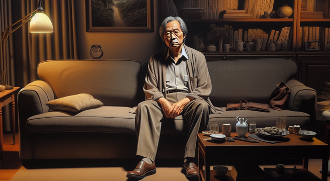 66岁男子月讨3.4万扶养，惨遭法官打脸驳回。（示意图、与本案无关／AI生成）