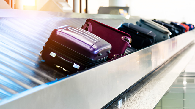 行李專家警告不要在飛行期間在行李箱上使用識別膠帶。（示意圖：shutterstock／達志）