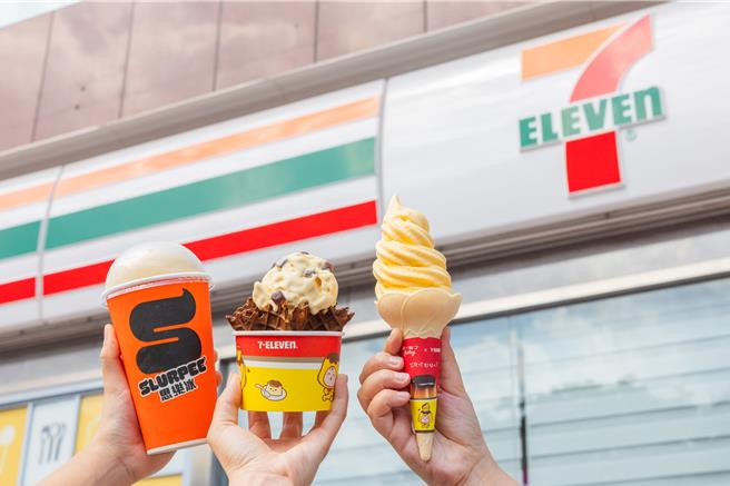 7-11同庆台南建城400年，于7月10日起推出一系列怀旧冰品。（7-11提供／朱世凯台北传真）
