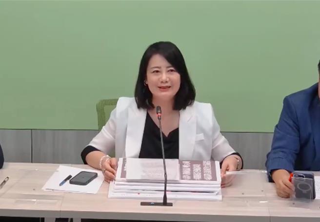 民進黨立院黨團幹事長吳思瑤。（摘自民進黨YT／楊亞璇台北傳真）