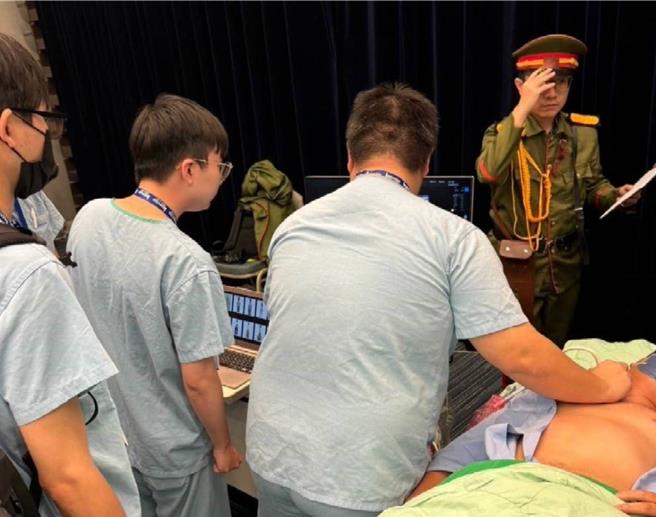 嘉基团队在竞赛中展现团队合作和紧急处置能力，优于各方急诊好手。（嘉义基督教医院提供／吕妍庭嘉义传真）