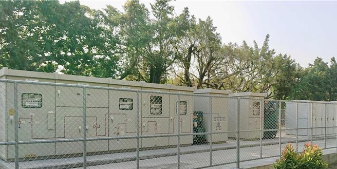 中鋼在廠內設置儲能微電網系統，獨立運轉的微電網可直接供電予廠內電腦中心、間接循環水與重要負載用電設備。（中鋼提供／柯宗緯高雄傳真）