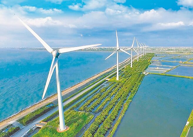 离岸风电。（彰化县政府提供／吴建辉彰化传真）