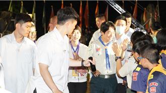 第12次全國童軍大露營開幕！賴清德含笑出席 鄭文燦遭羈押缺席