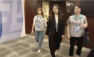 鄭文燦遭裁定羈押禁見 高虹安未回應快步離去