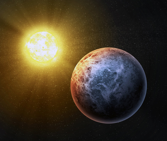 名为「HD 189733 b」的外行星蕴含硫化氢，整体瀰漫臭鸡蛋味道。(图:shutterstock/达志)