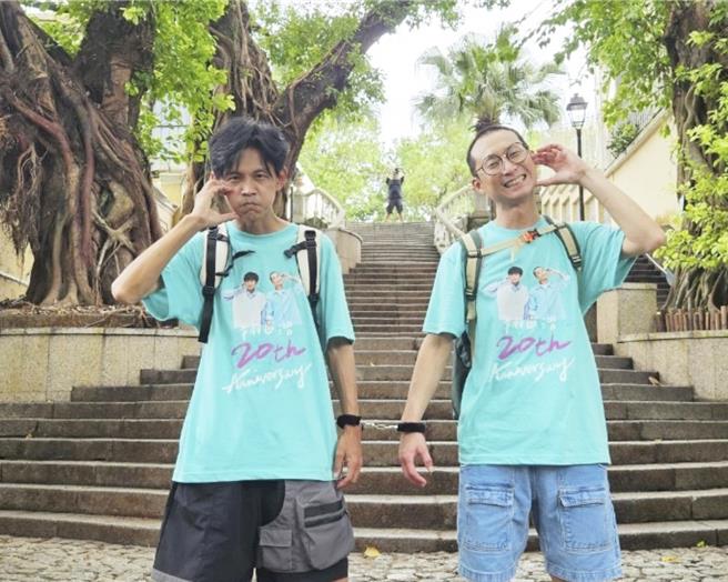 阿翔（左）、浩子分享对于彼此的第一印象。（闹着玩YT提供）