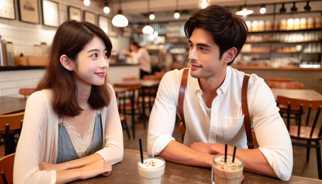 一名男網友分享，不同朋友幫忙介紹相親，沒想到對象竟是同一位女子，讓兩人約定再發生一次就去結婚。（示意圖／AI生成）