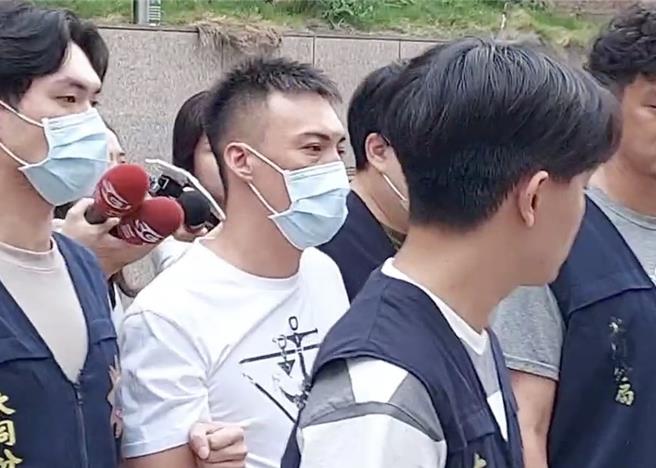 检察官复讯后依杀人未遂等罪声押彭姓枪手。（翻摄画面）