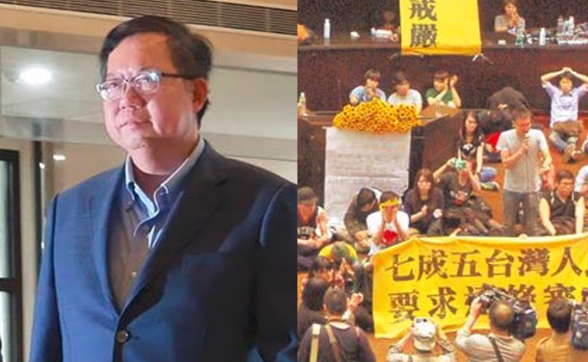 郑文灿被踢爆串证对象曾是太阳花学运决策小组学生代表，还当过他的市府机要秘书、副主任。（合成图／赖佑维摄、资料照）