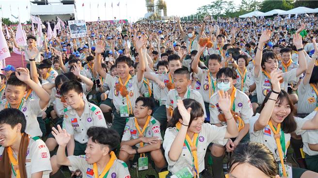 8000多名童軍齊聚走馬瀨農場。（寶智華攝）