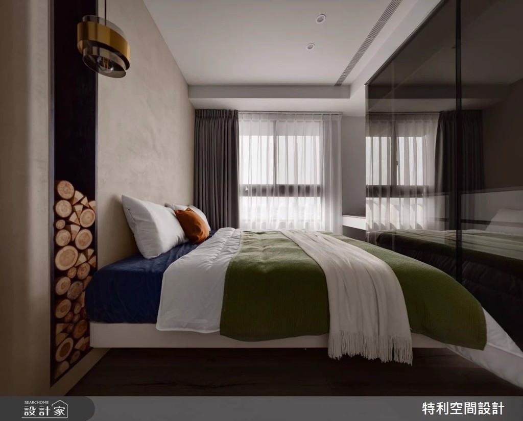 四房改三房讓預售屋媲美五星級飯店!黑白灰X鐵件X玻璃打造質感生活(圖/設計家searchome)