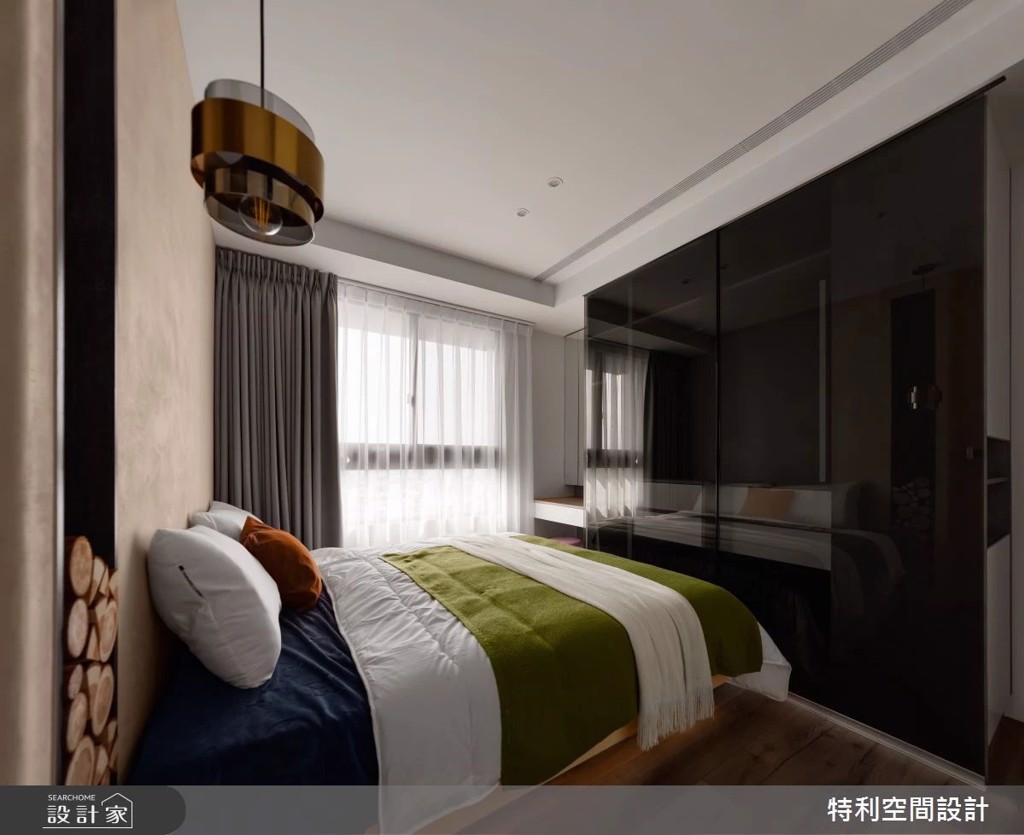 四房改三房讓預售屋媲美五星級飯店!黑白灰X鐵件X玻璃打造質感生活(圖/設計家searchome)