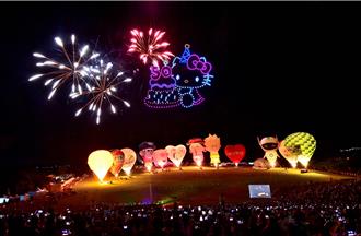 熱氣球光雕音樂會驚豔台東 周湯豪壓軸嗨翻全場