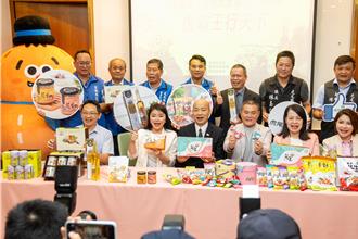 為虎尾農會花生推廣站台  韓國瑜：不要認為進口的就比較高級