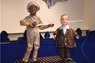 當羅斯福遇上蔣經國 台美戲偶聯展驚豔開幕