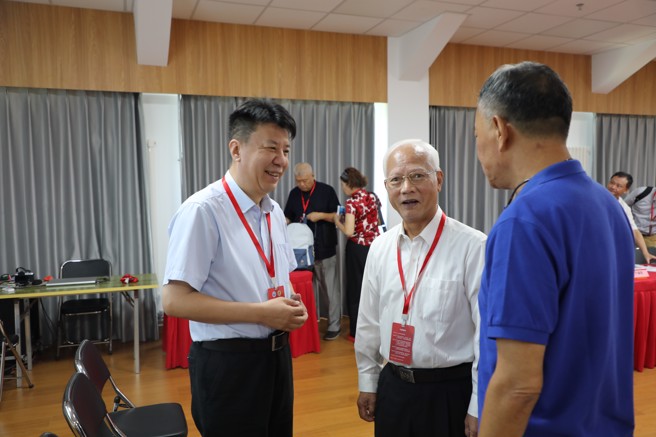 天津市台办主任靳凡指出妈祖文化以其「立德、行善、大爱」精神传承千年，期望两岸共同弘扬中华文化。（图/金津提供）

